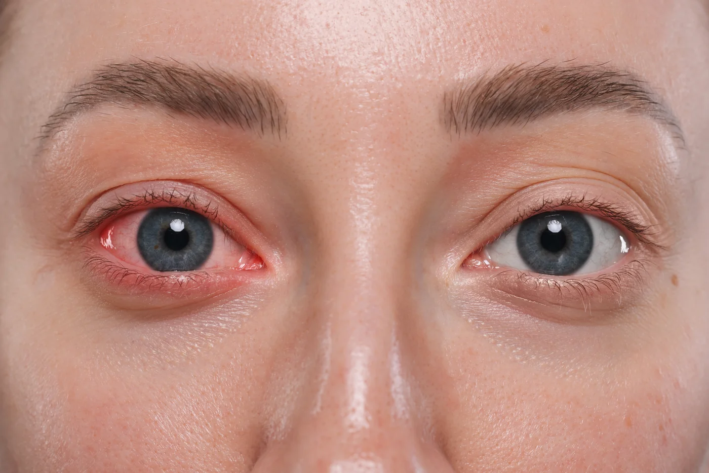 Detailed macro shot showcasing a blue eye and eyelashes, perfect for beauty and medical topics.